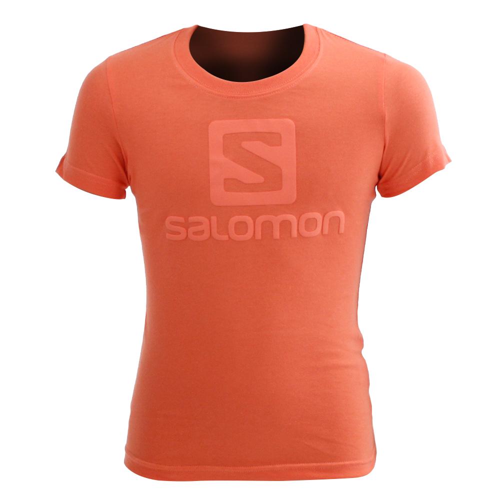 Salomon Singapore Kids T-shirts - WARRIOR SS G Coral | 03597-CTPL